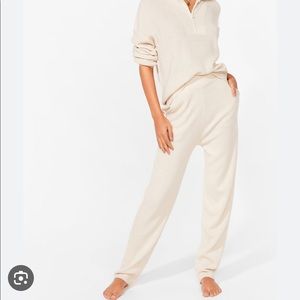 Knit Sweatshirt and Joggers Lounge Set